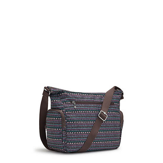 Torba Crossbody Kipling Gabbie Printed Taupe | PL 2053NW